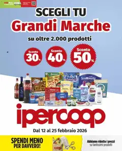 Anteprima dell'opuscolo Volantino Brescia dal negozio Ipercoop valido da 12/02/2026