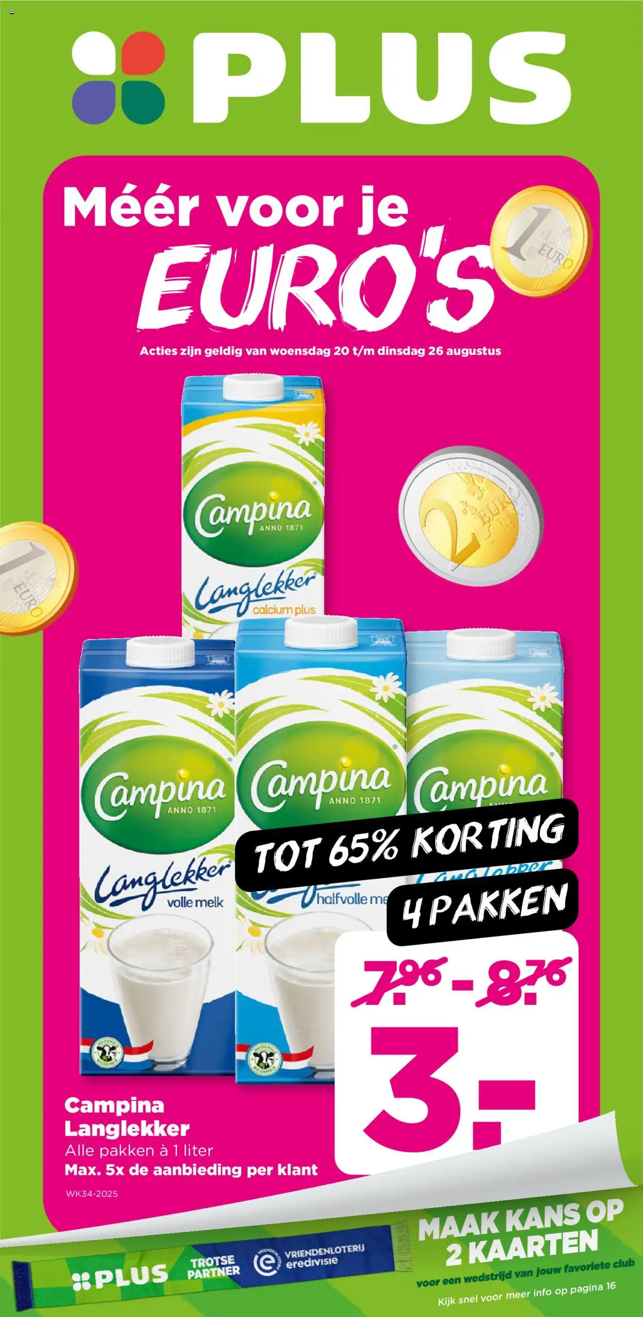 Plus shop Folder week 34 geldig vanaf 20-08-2025 - Paginanummer 1