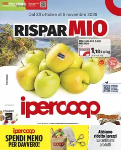 Anteprima dell'opuscolo Volantino Vigevano dal negozio Ipercoop valido da 23/10/2025