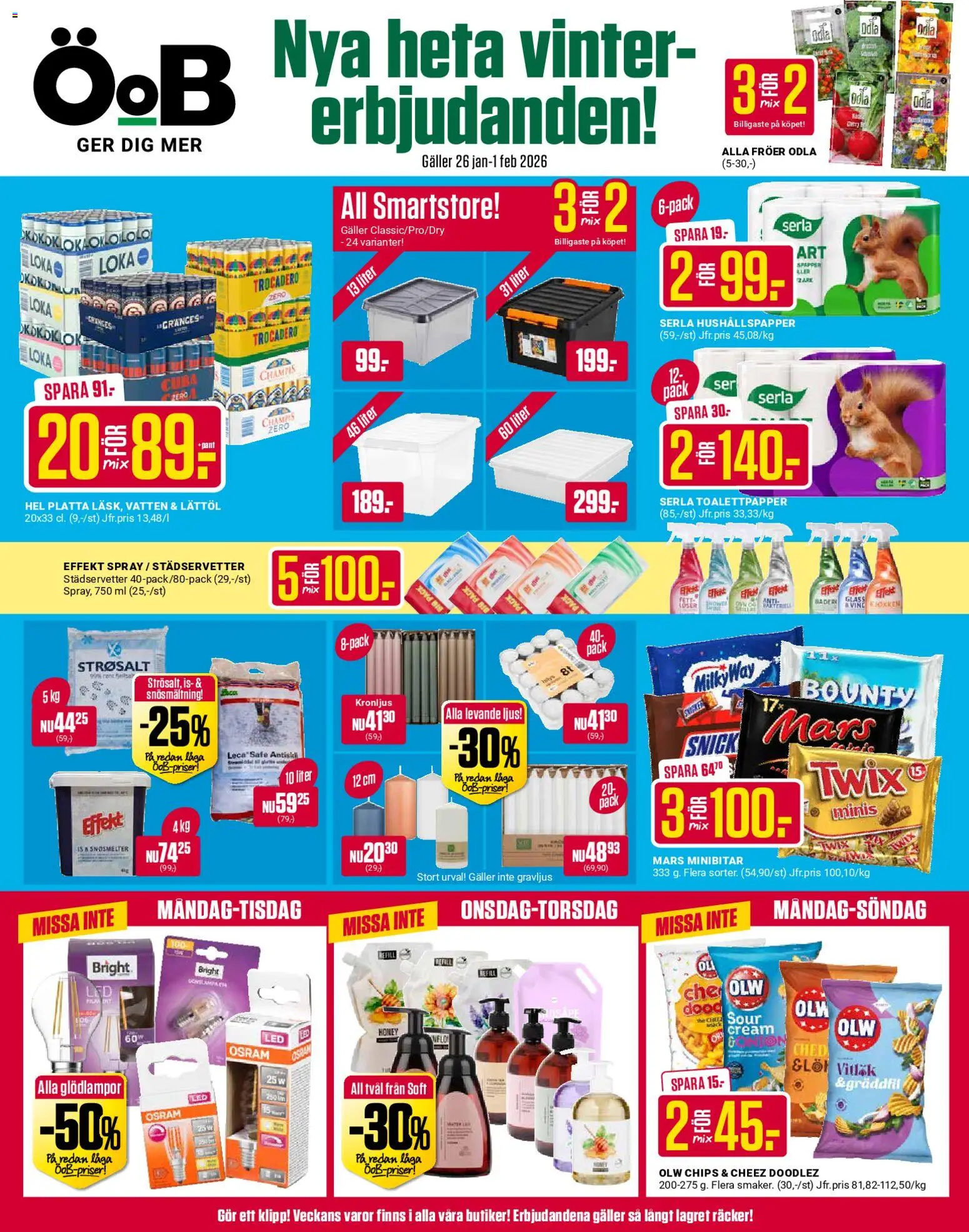 Förhandsgranska reklamblad Aktuella reklamblad ÖoB från butik ÖoB gäller från 26/01/2026