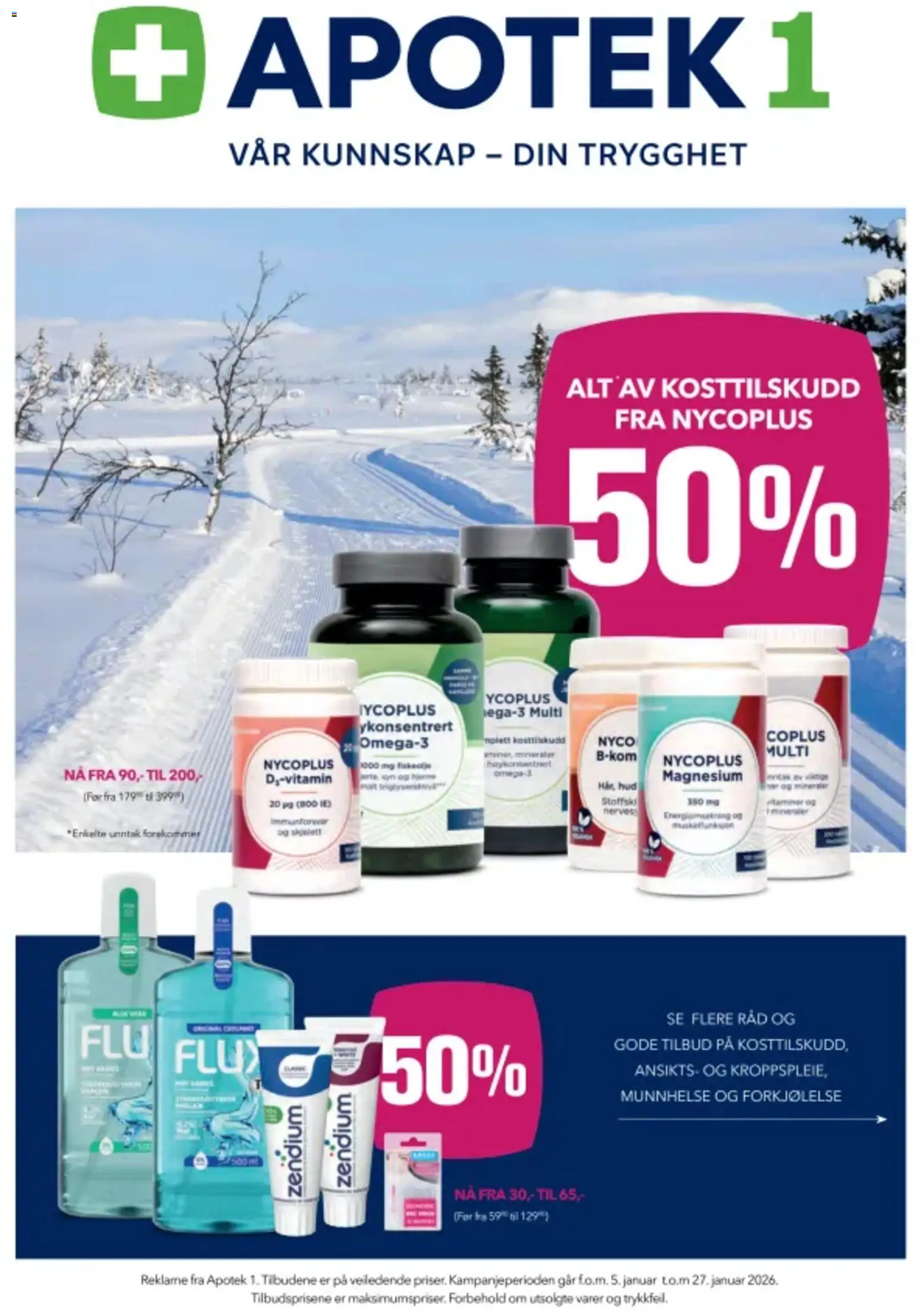 Forhåndsvis Kundeavis fra butikk Apotek 1 gyldig fra 05/01/2026
