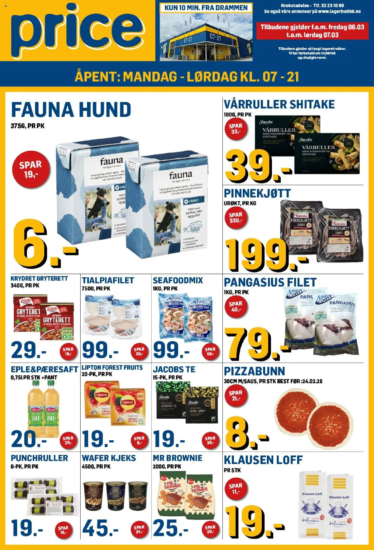 Forhåndsvis Price Lagerbutikk kundeavis fra butikk Price Lagerbutikk gyldig fra 06/03/2026