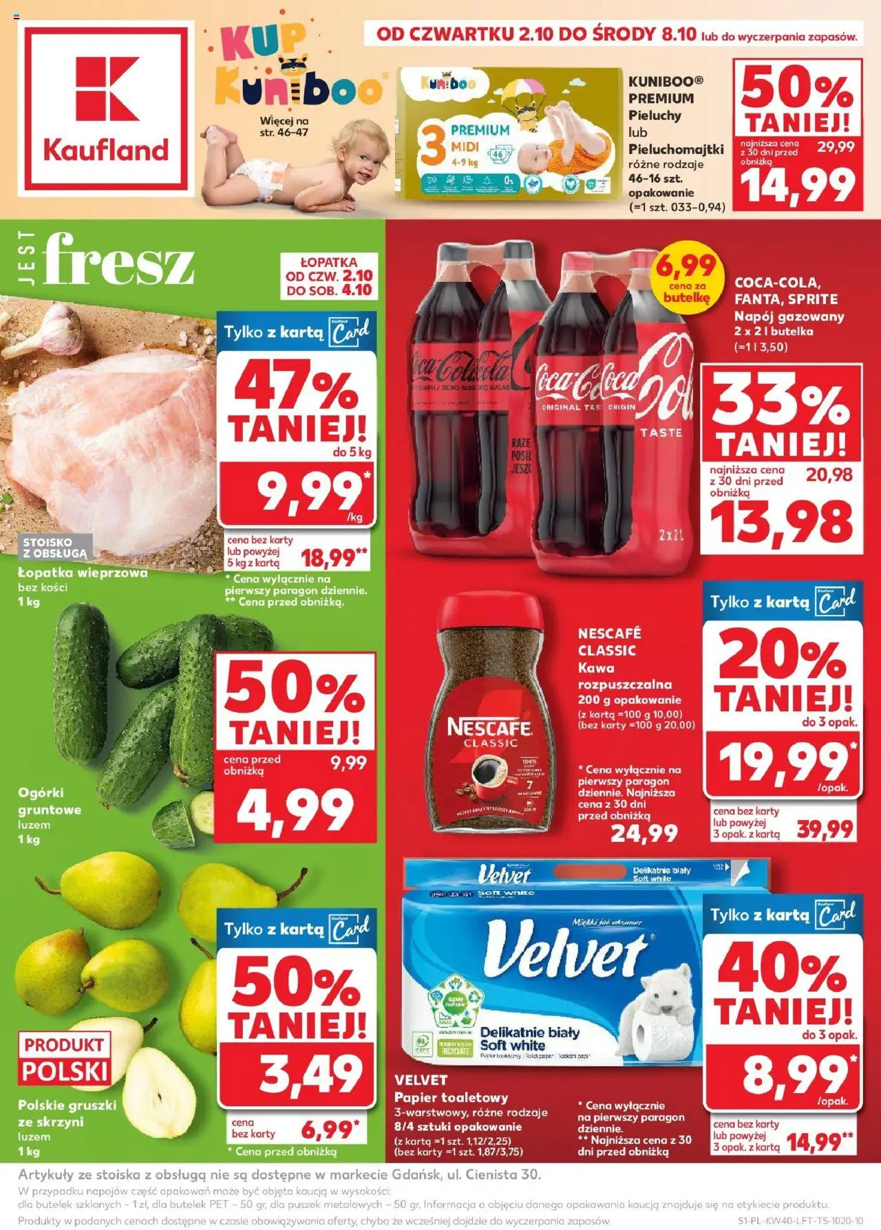 KAUFLAND gazetka promocyjna 02.10.2025 - Promocje - Numer strony 1
