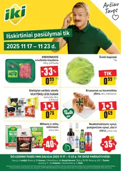 IKI parduotuvės leidinio Leidinys - Specialūs pasiūlymai IKI parduotuvės klientams galiojančio nuo 2025.11.17 peržiūra
