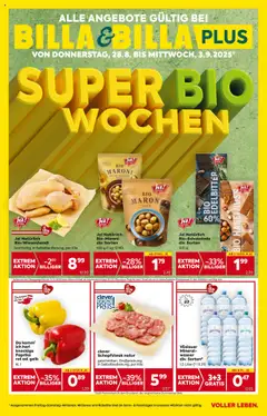 Vorschau der Angebote: Billa Prospekt aktuell gültig ab 28.08.2025