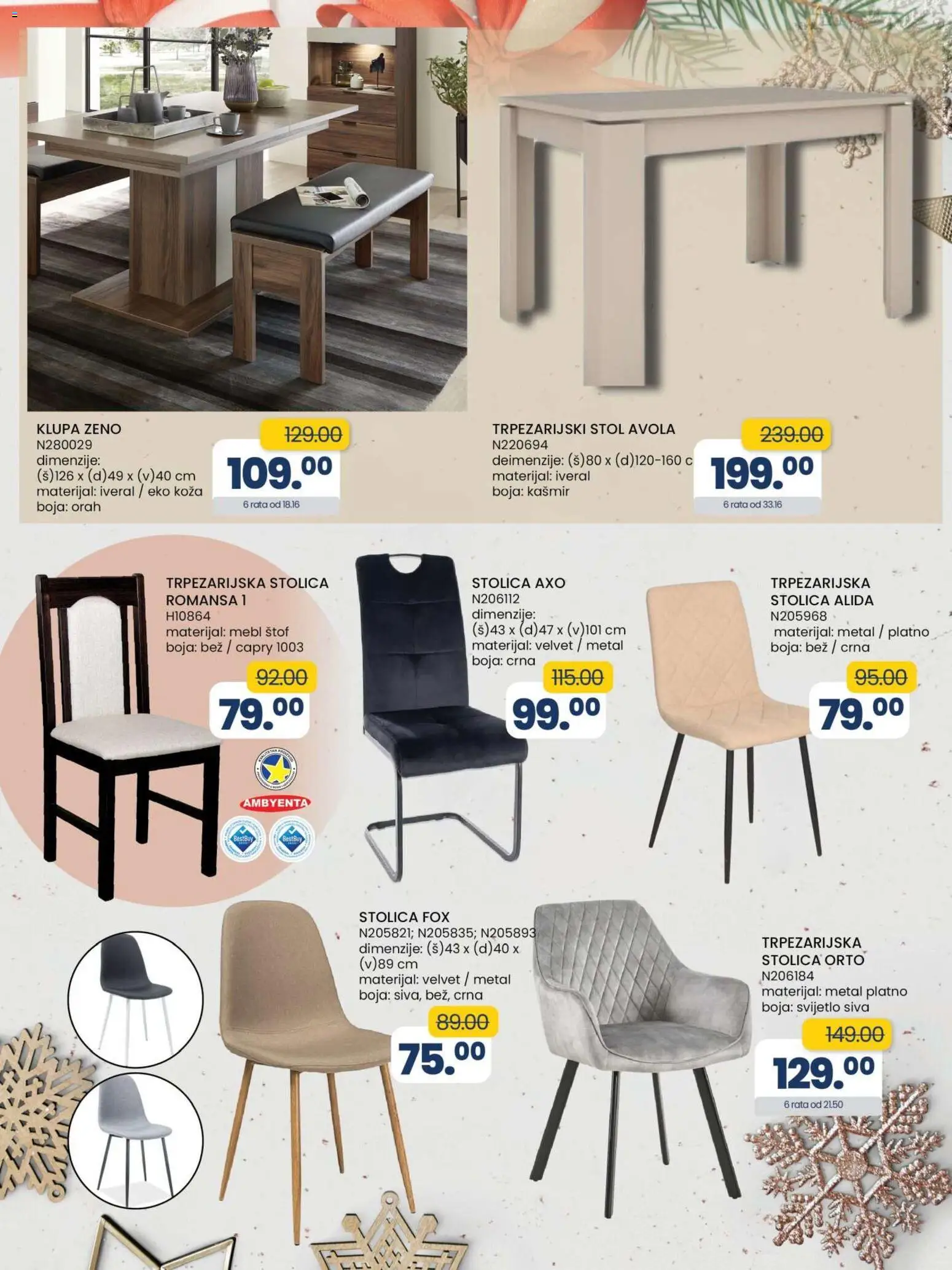 Pregled letka Katalog trgovine FIS vrijedi od 2025.12.23