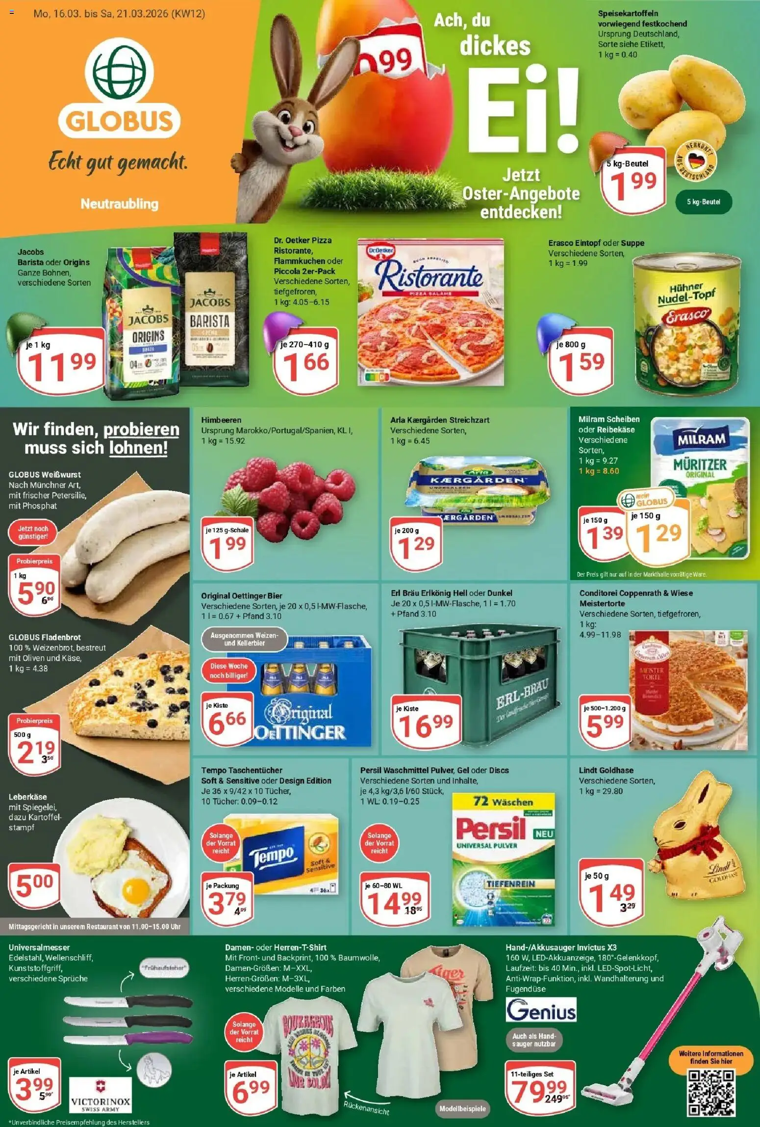 Vorschau von dem Prospekt des Geschäftes Globus, gültig ab dem 15.03.2026
