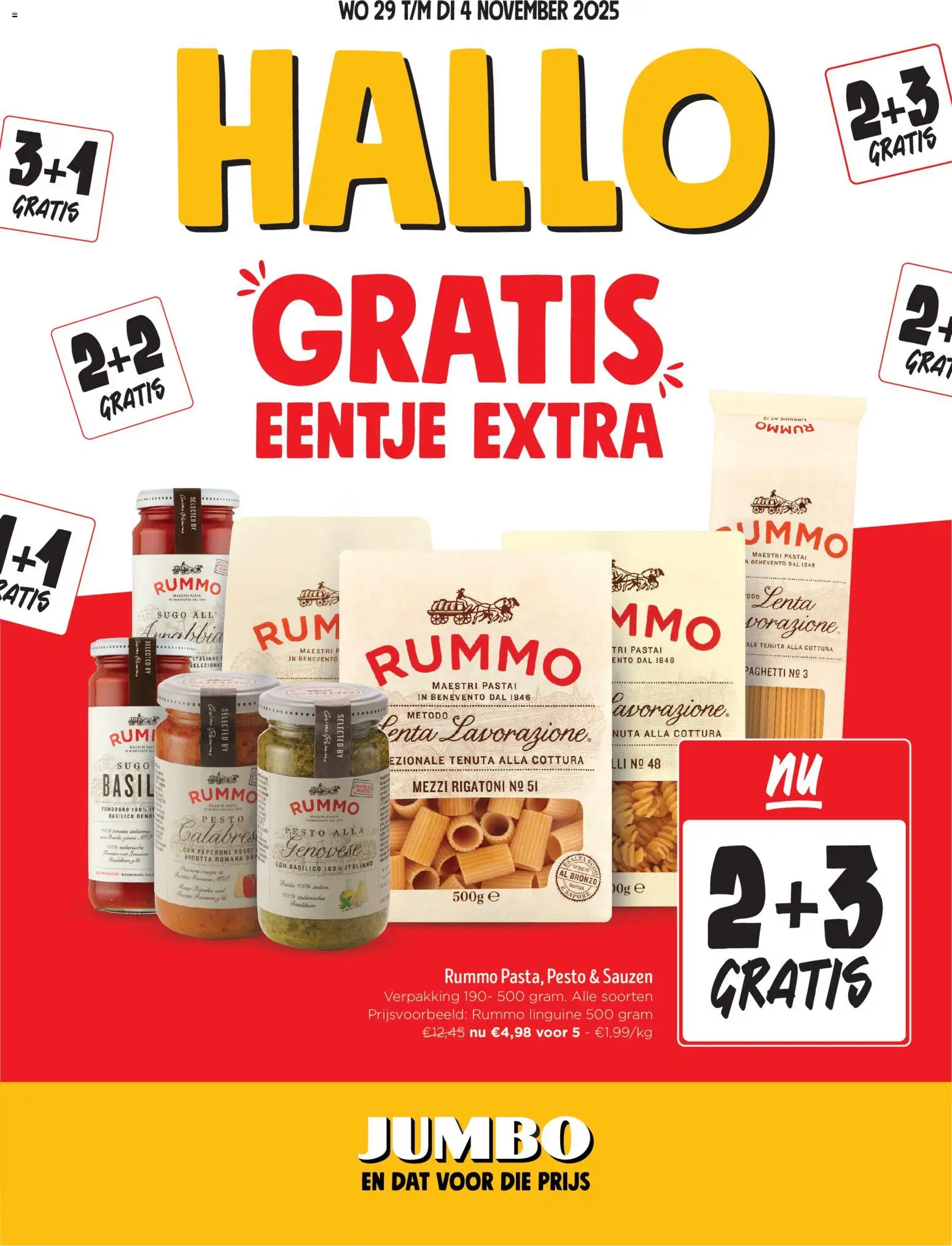 JUMBO shop Folder / Publicité geldig vanaf 29/10/2025 - Paginanummer 1