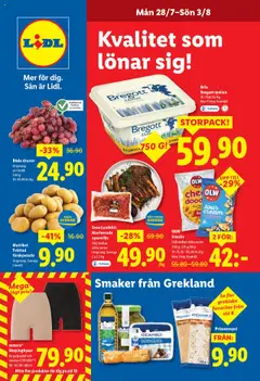 Förhandsgranska reklamblad Aktuella reklamblad Lidl från butik Lidl gäller från 28/07/2025
