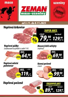 Náhled nabídky: Prodejny Zeman Leták - Praha platný od 03.11.2025