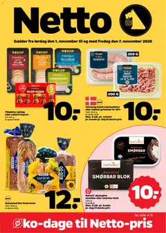 Eksempel på tilbudsavis Tilbudsavis fra butik Netto gyldig fra 01/11/2025