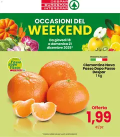 Anteprima dell'opuscolo Volantino Weekend dal negozio Despar valido da 18/12/2025