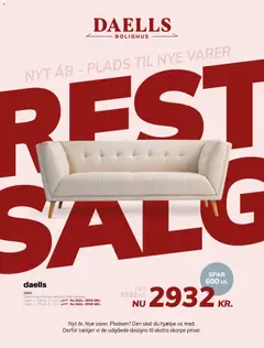 Eksempel på tilbudsavis Tilbudsavis fra butik Daells Bolighus gyldig fra 26/12/2025