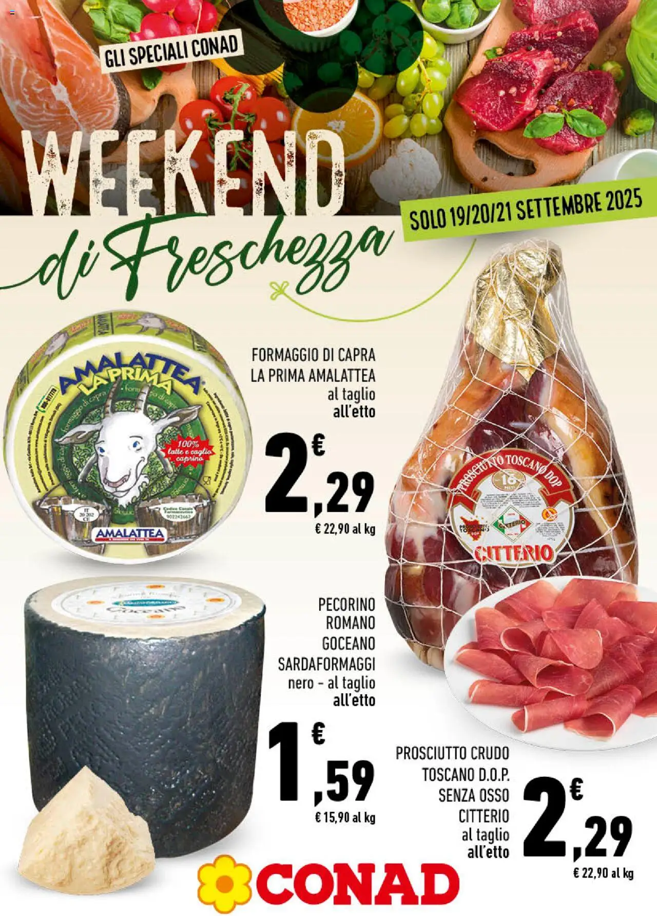 Volantino Conad valido da 19/09/2025 numero di pagina 1