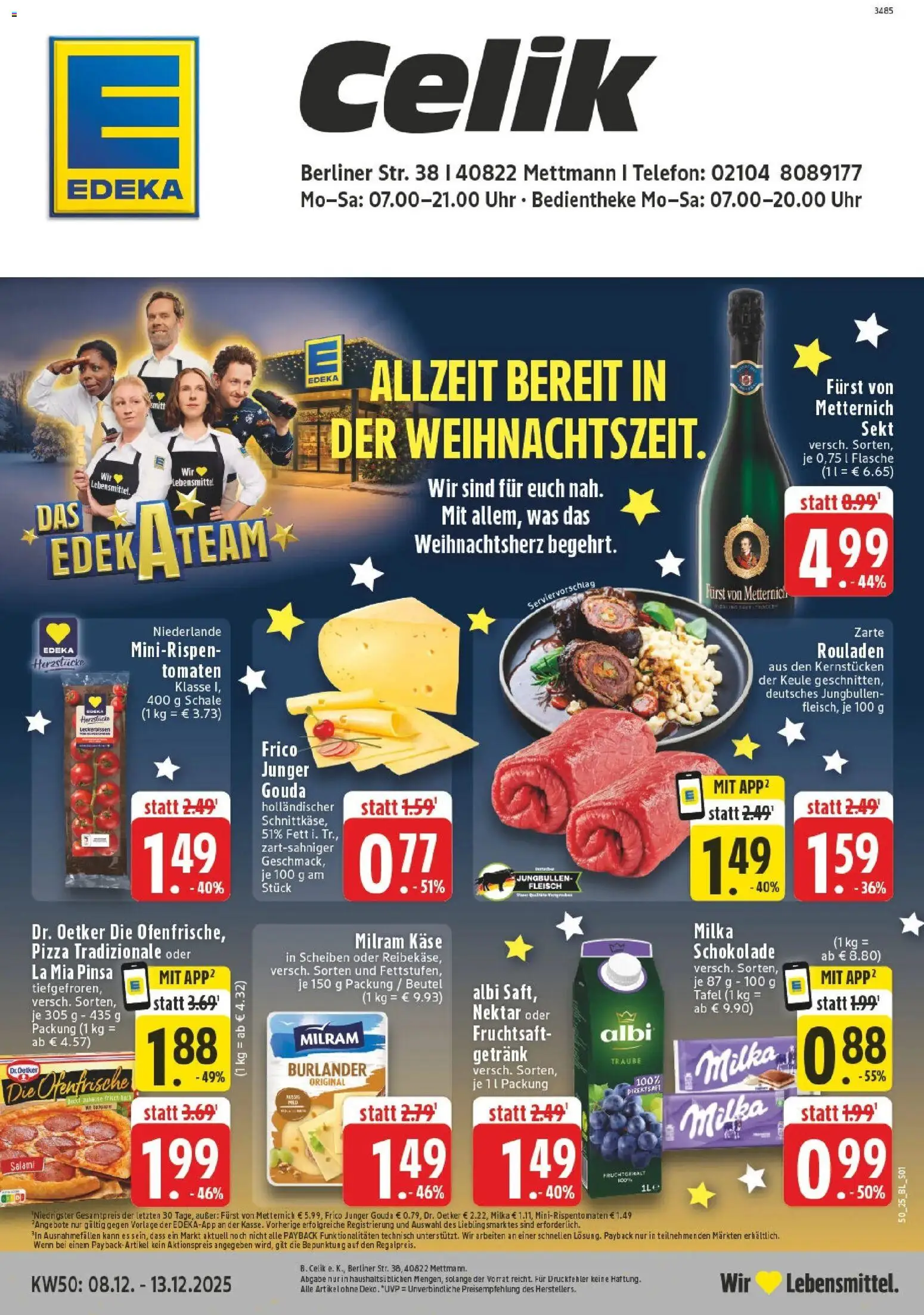 Vorschau von dem Prospekt des Geschäftes Edeka, gültig ab dem 07.12.2025