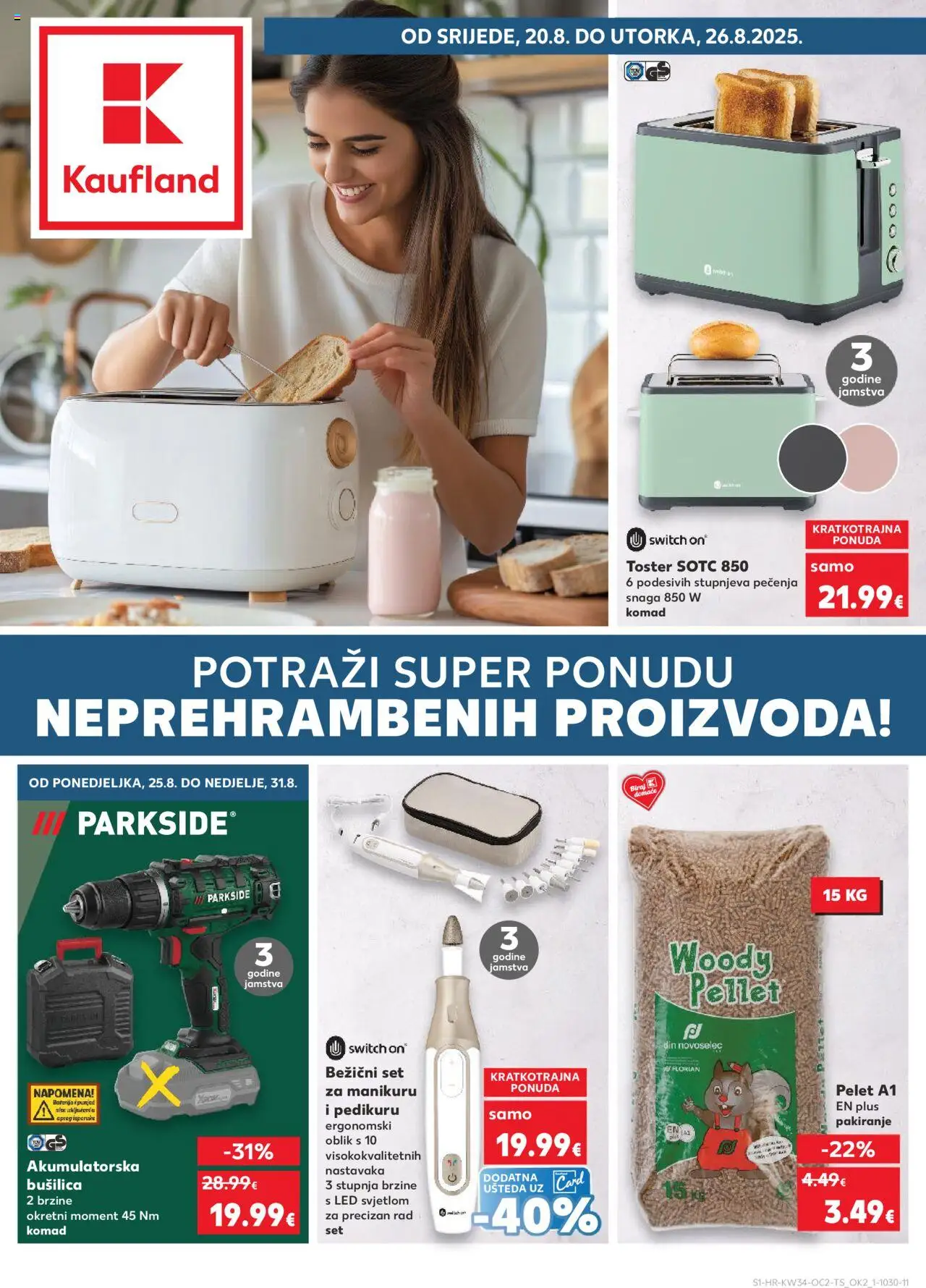 Kaufland aktualni Osijek vrijedi od 20.08.2025 - tjedna akcija broj stranice 1