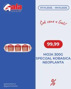 Pregled Gala MARKET kataloga - važi od 07.10.2025