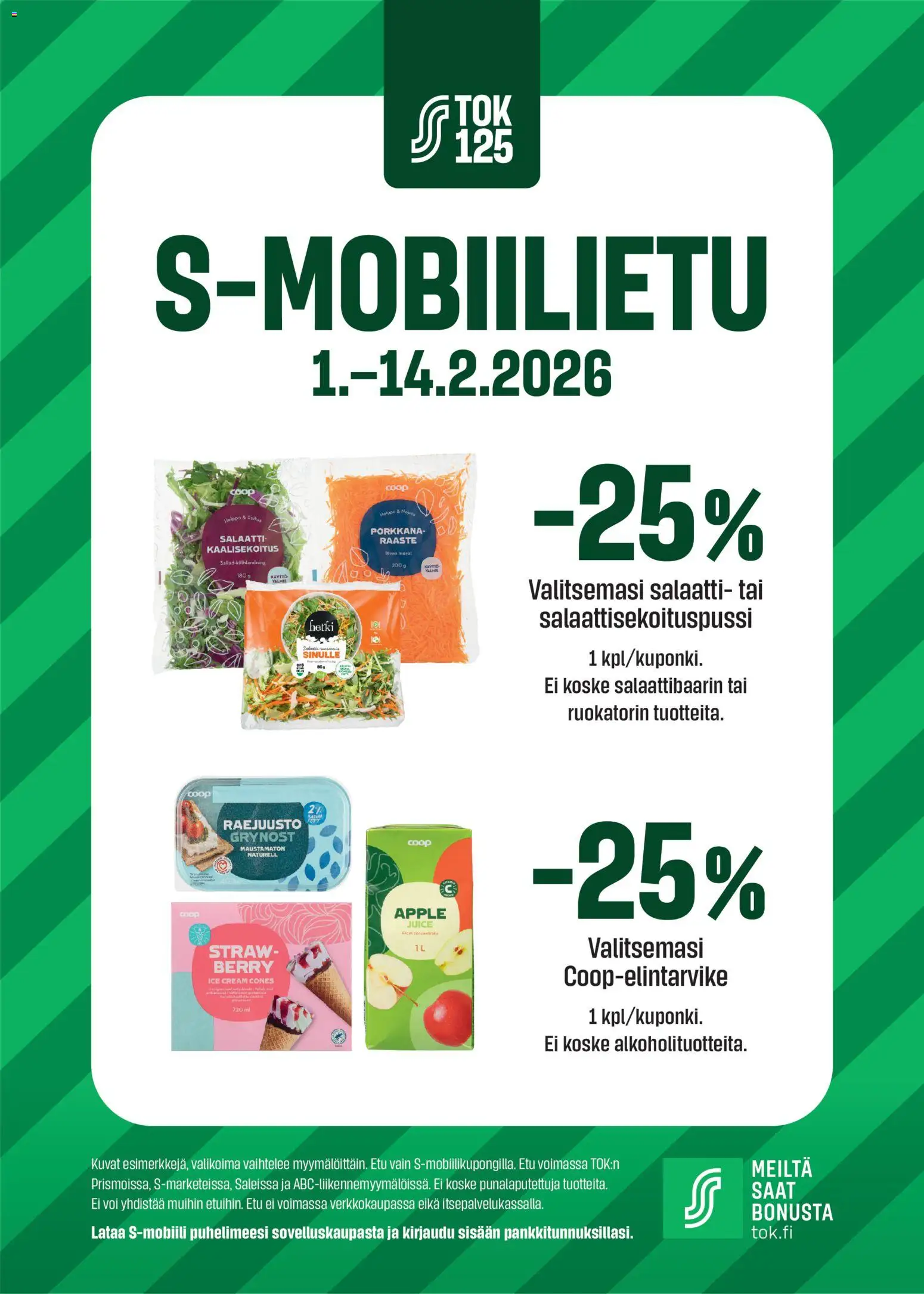 Kaupan S-market S-mobiilietu esikatselu, voimassa 01/02/2026