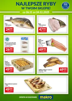 Pogląd gazetki "Najlepsze ryby w twoim sklepie" ze sklepu Makro ważnej od 26.11.2025