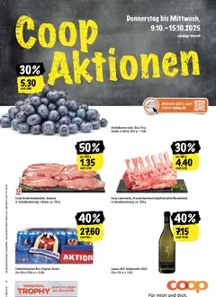 Vorschau des Merkblatts Aktionen vom Shop Coop gültig von 09.10.2025 bis 15.10.2025