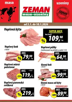 Náhled nabídky: Prodejny Zeman Leták - Praha platný od 05.01.2026