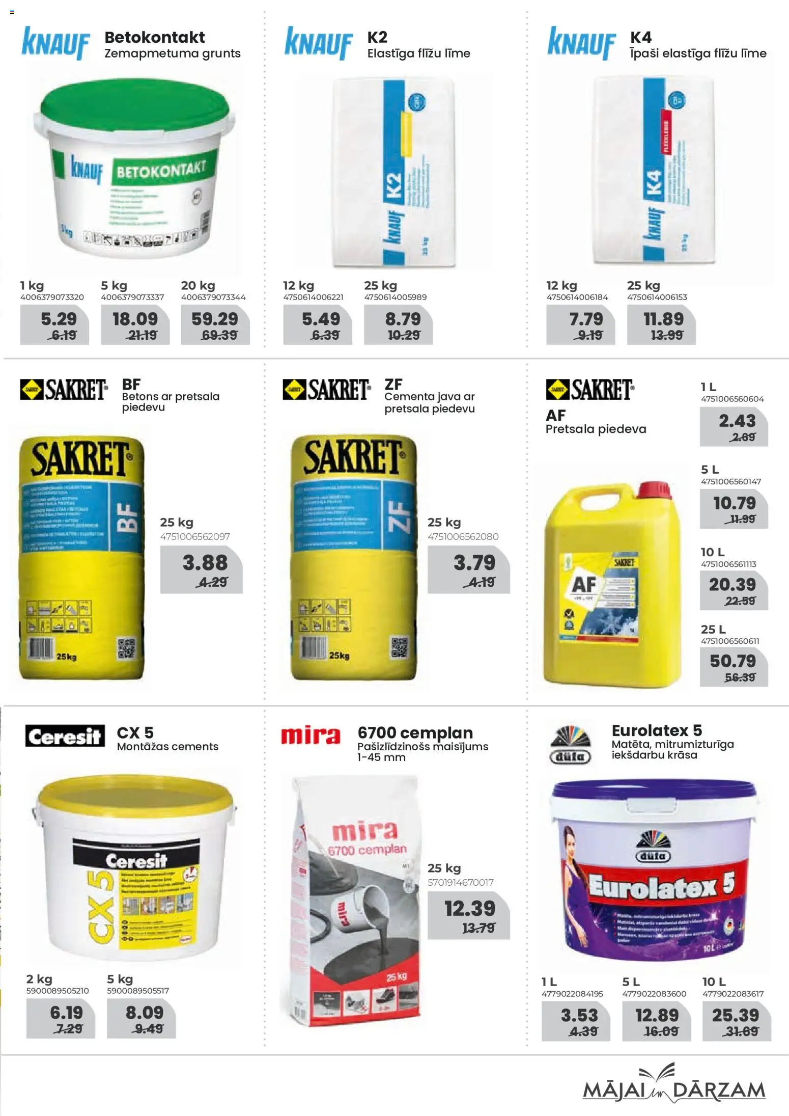 Skatīt MĀJAI UN DĀRZAM akciju bukletu, derīgs no 2025.12.01