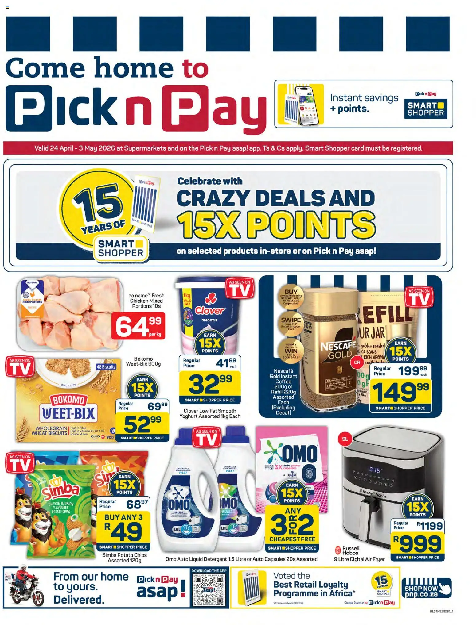 Preview of Pick n Pay flyer valid from 24/04/2026