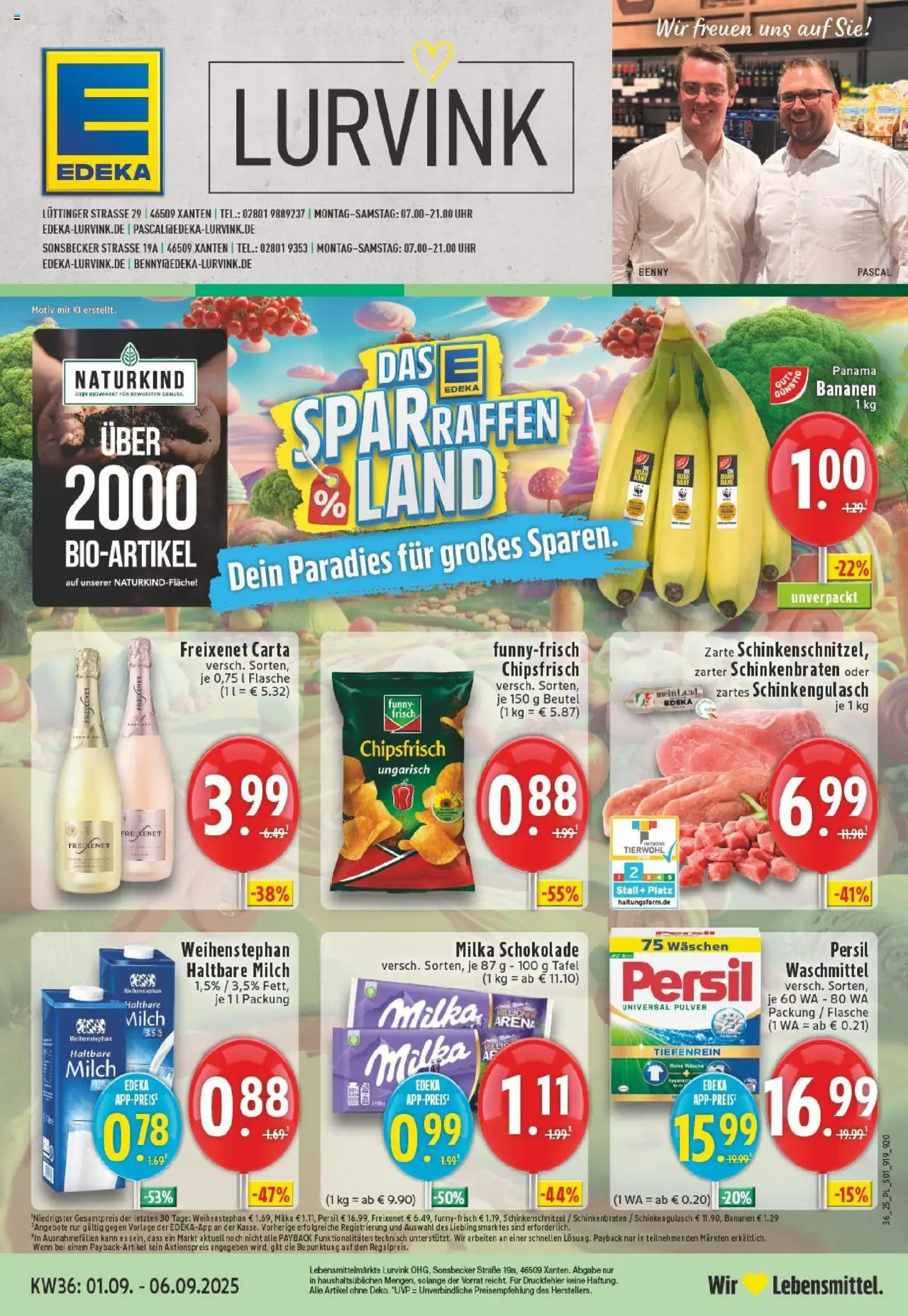 EDEKA Prospekt ab 01.09.2025 - Prospekt Xanten Online