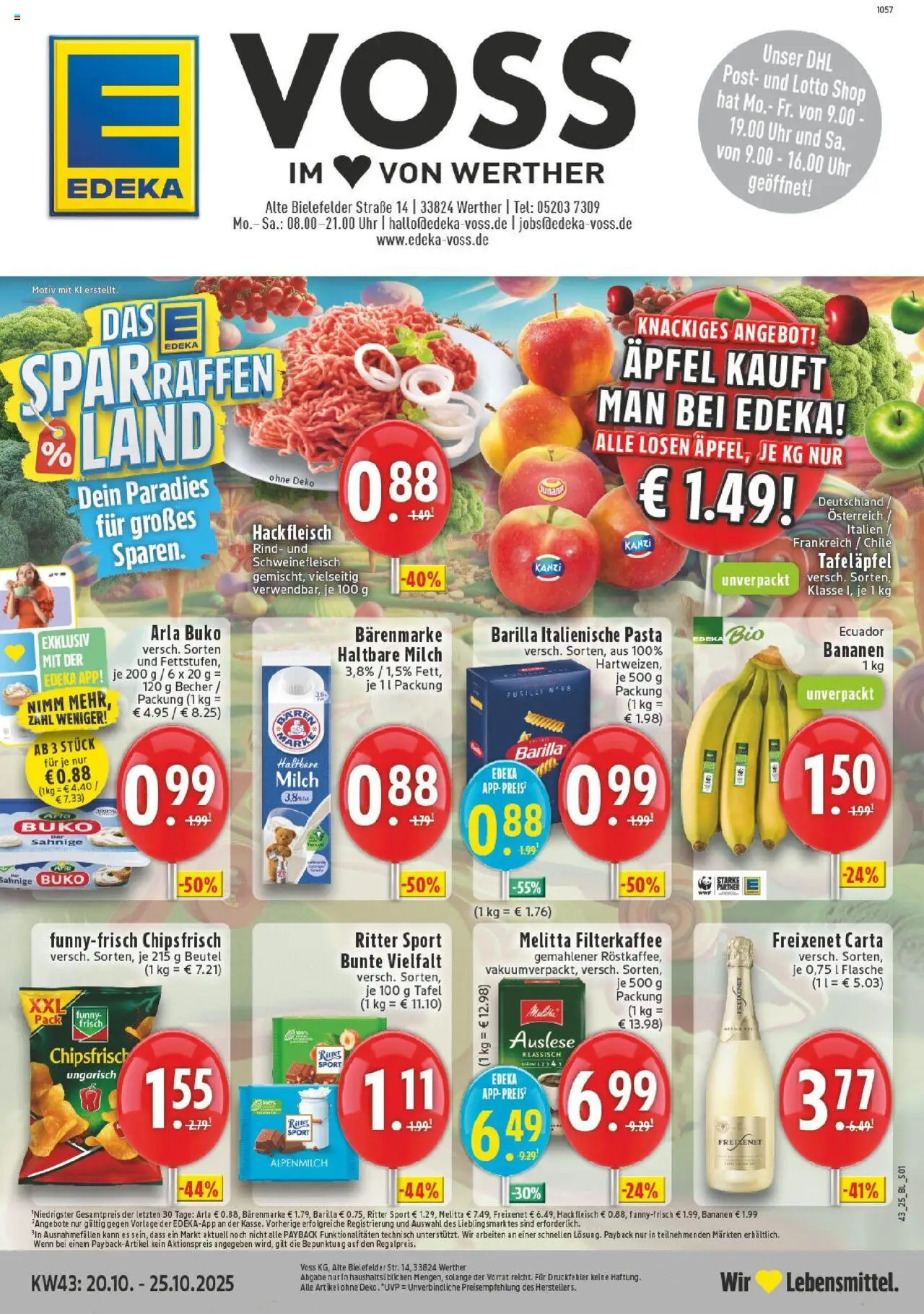 EDEKA Prospekt ab 19.10.2025 - Prospekt Werther Online