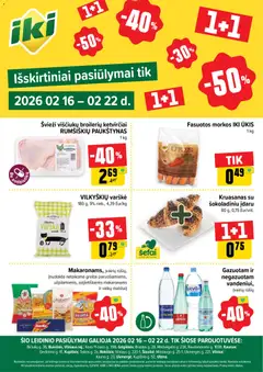 IKI parduotuvės leidinio Leidinys - Specialūs pasiūlymai IKI parduotuvės klientams galiojančio nuo 2026.02.16 peržiūra