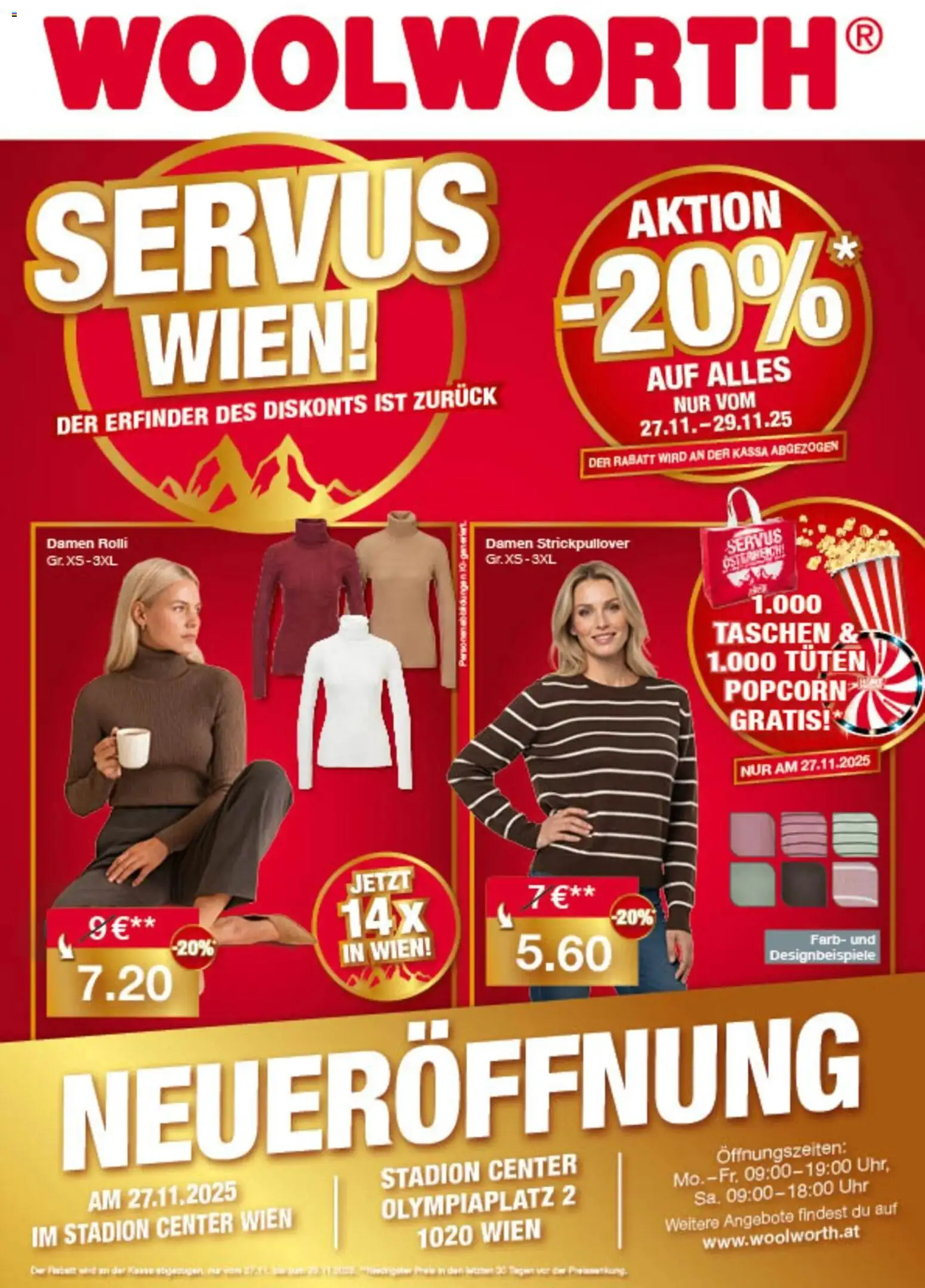 Vorschau der Angebote: Woolworth Servus Wien! gültig ab 27.11.2025