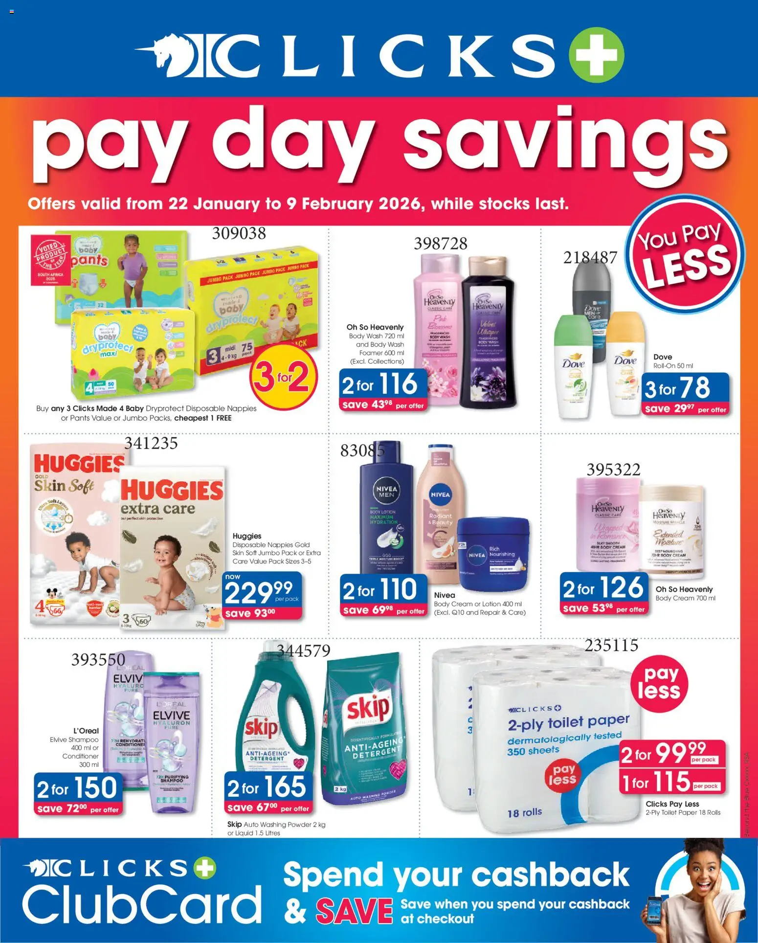 Preview of Clicks flyer valid from 22/01/2026