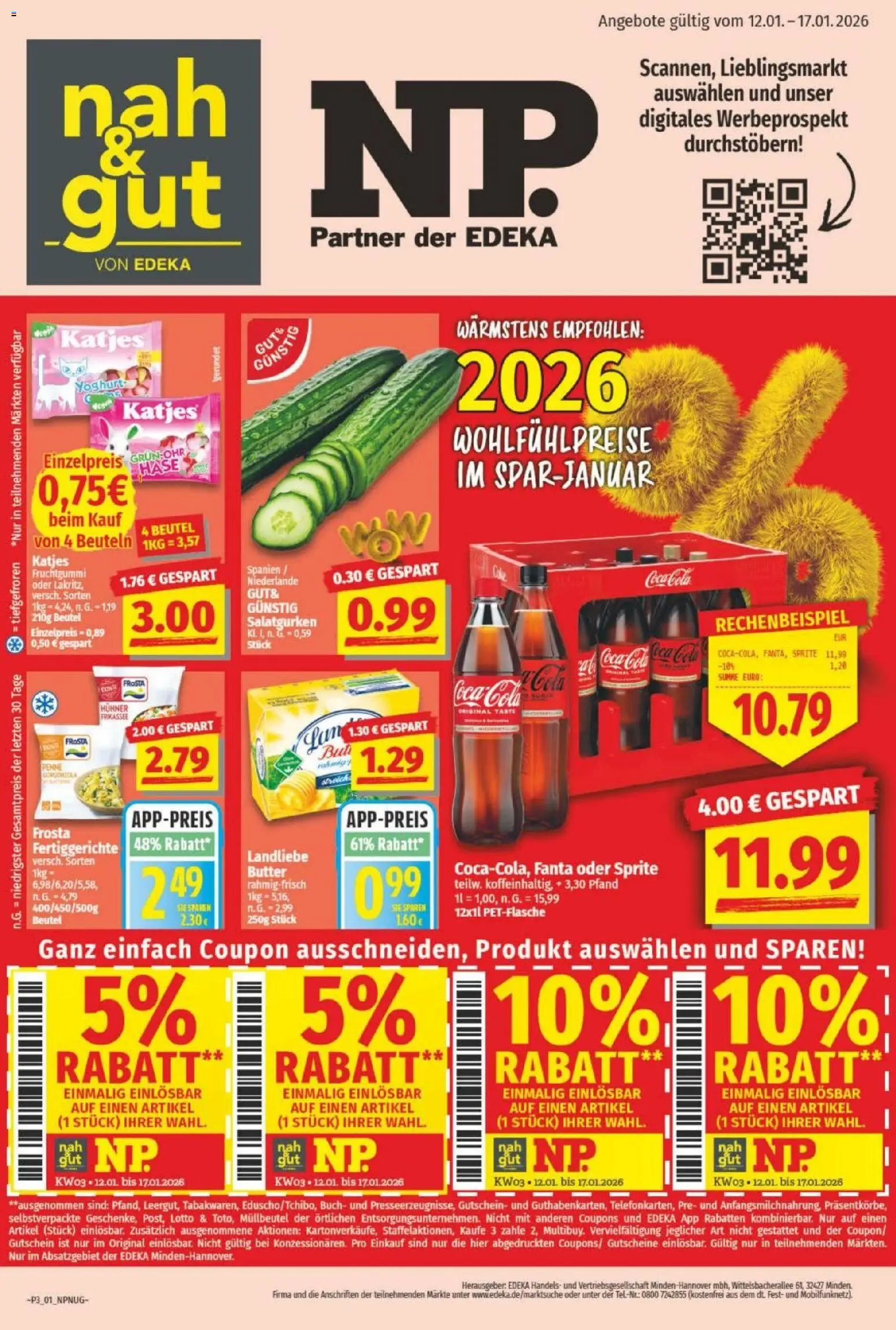 Vorschau von dem Prospekt des Geschäftes NP Discount, gültig ab dem 11.01.2026