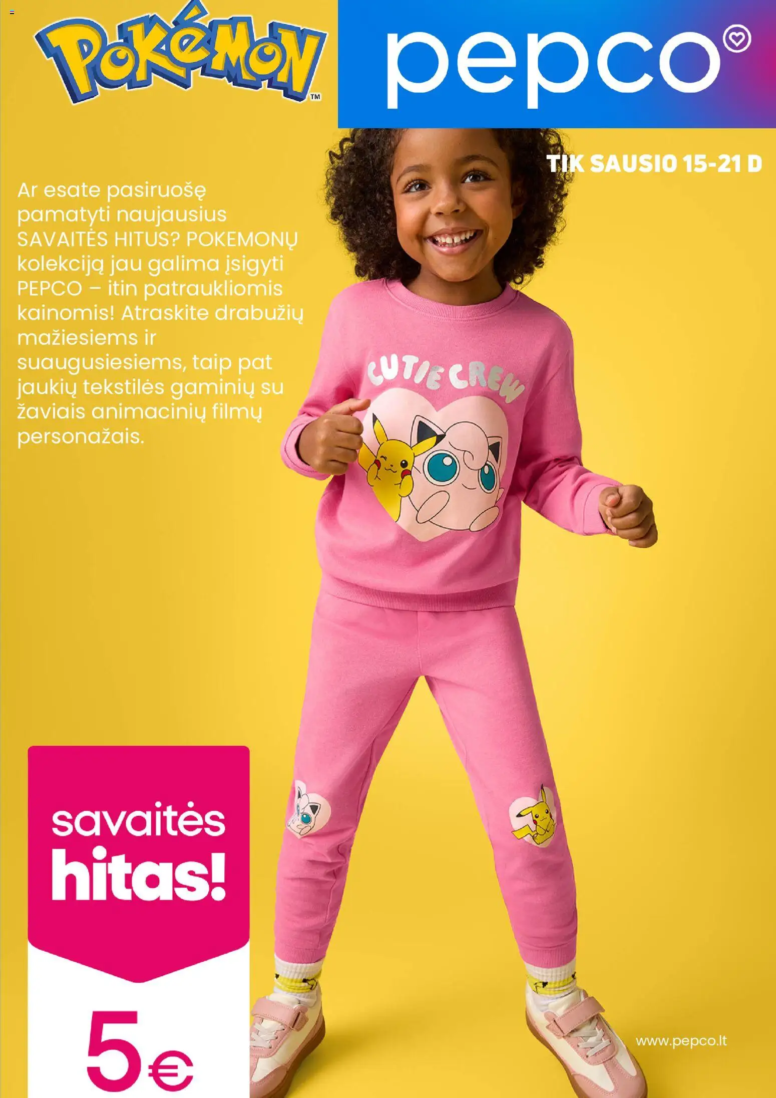 Pepco parduotuvės leidinio Leidinys galiojančio nuo 2026.01.15 peržiūra