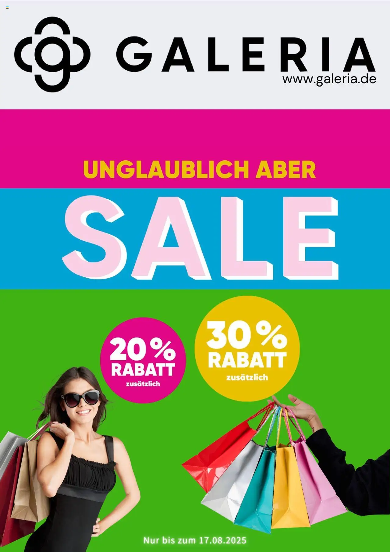 Galeria Karstadt Kaufhof Prospekt (vom 06.08.2025 - 17.08.2025)