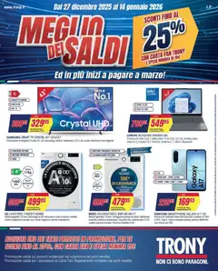 Anteprima dell'opuscolo Volantino Calabria dal negozio Trony valido da 27/12/2025
