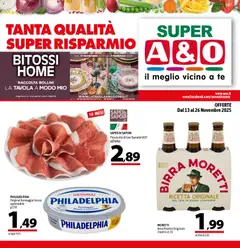 Anteprima dell'opuscolo Volantino Supermercato dal negozio A&O valido da 13/11/2025