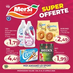 Anteprima dell'opuscolo MerSi Supermercati volantino dal negozio MerSi Supermercati valido da 08/04/2026