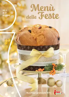 Anteprima dell'opuscolo Volantino Menù delle Feste dal negozio Iper valido da 04/12/2025