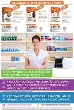 Alma Gyógyszertárak - Akciós újság Alma Gyógyszertárak megtekintése, amely érvényes 2025.12.01.-től | Oldal: 20