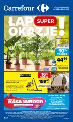 Pogląd gazetki "Łap okazje" ze sklepu Carrefour ważnej od 11.09.2025
