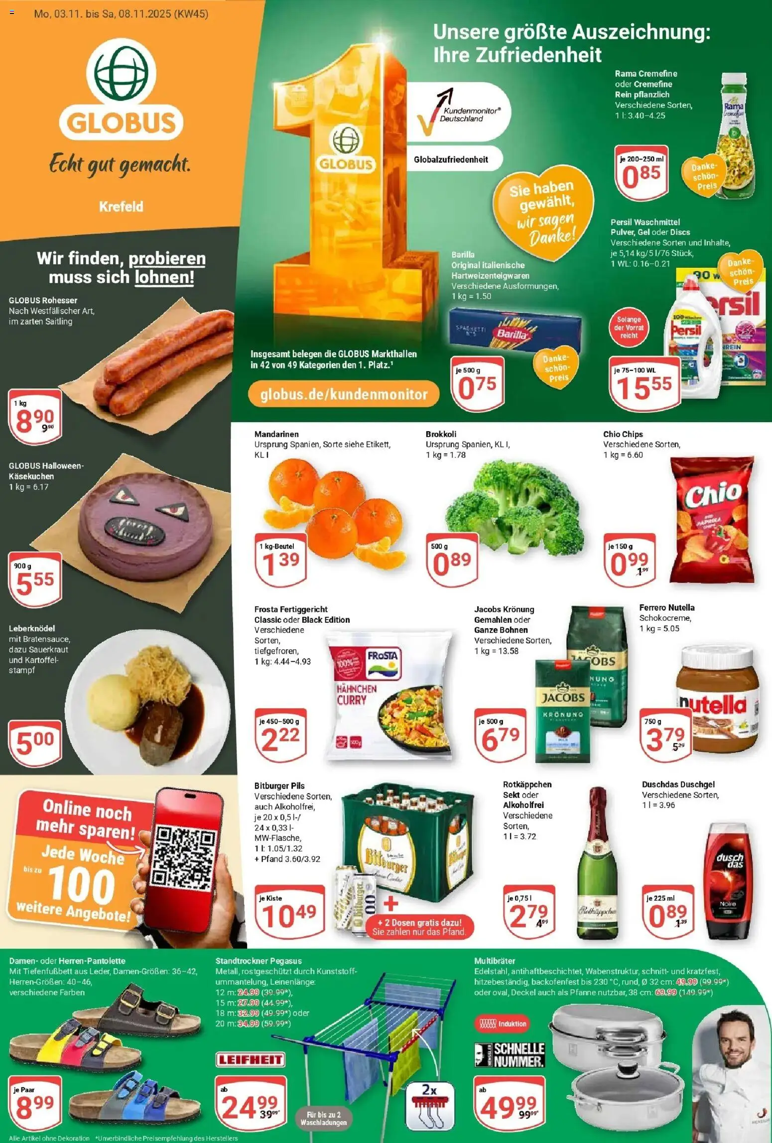 Vorschau von dem Prospekt des Geschäftes Globus, gültig ab dem 02.11.2025