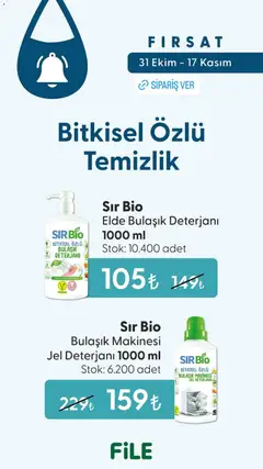 File Market İndirim 31.10.2025 - Broşürünün önizlemesi