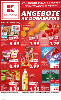 Vorschau von dem Prospekt des Geschäftes Kaufland, gültig ab dem 05.03.2026