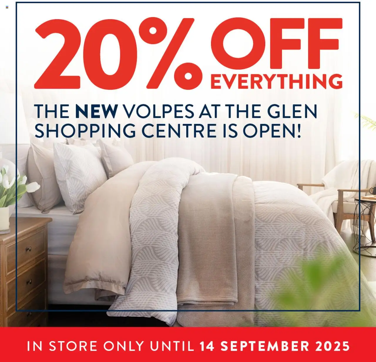 Volpes Johannesburg Store Opening from 12/09 - 14/09/2025 > Promotions