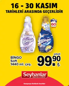 Seyhanlar Market Katalog 16.11.2025 - Broşürünün önizlemesi | Strana: 7