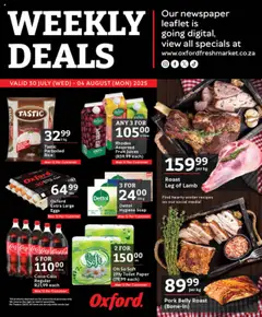 Preview of Oxford Freshmarket flyer valid from 30/07/2025