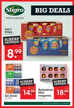 Voorbeeld van Big Deals Sport van winkel Sligro geldig vanaf 18-09-2025