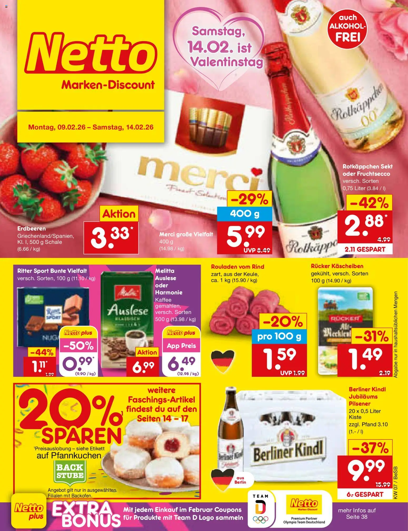Vorschau von dem Prospekt des Geschäftes Netto Marken-Discount, gültig ab dem 09.02.2026
