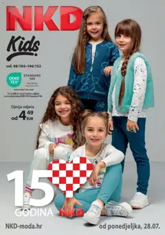 Pregled letka Katalog trgovine NKD vrijedi od 28.07.2025
